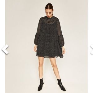 Zara polka dot dress